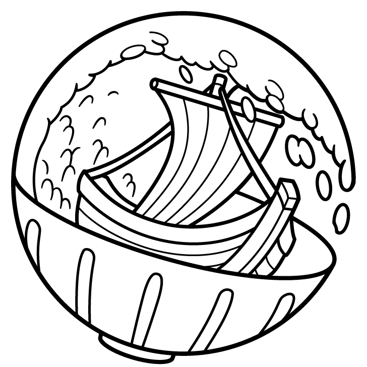 「むさぼり處ぺ」という飲食店の家紋風のロゴ